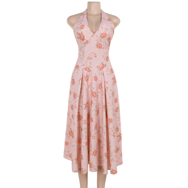Robe trapèze à imprimé floral